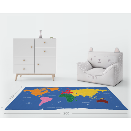 Planisphere Inflatable Planisphère Montessori XXL
