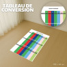 Tableau de conversion - couleur Montessori