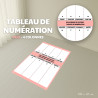 Tableau de numération DUO - simplifié 4 colonnes - sans code couleur