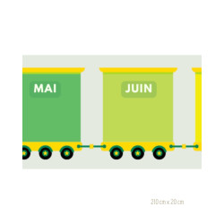 Train of the Month - Tear-proof Poster - Colors