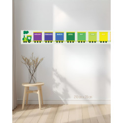 Train of the Month - Tear-proof Poster - Colors