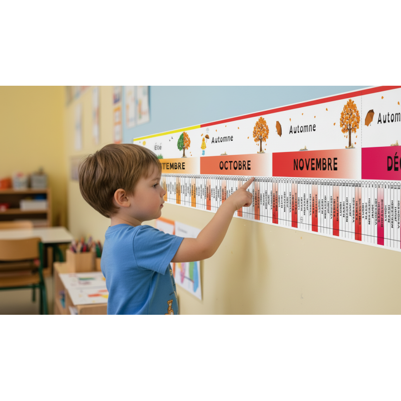 The Montessori beam of time